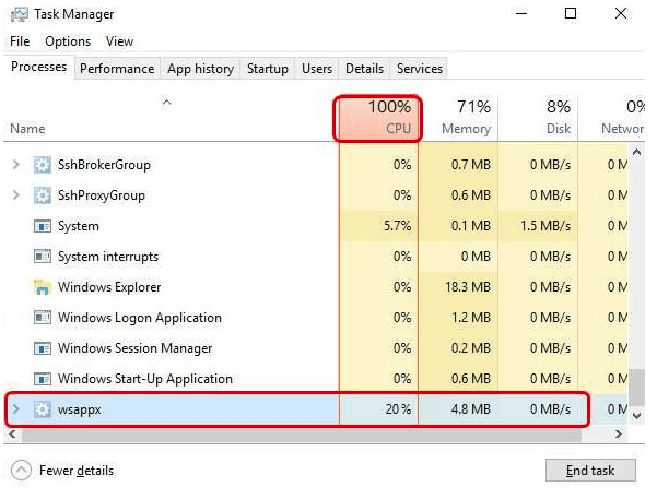 netsvcs high disk usage windows 10