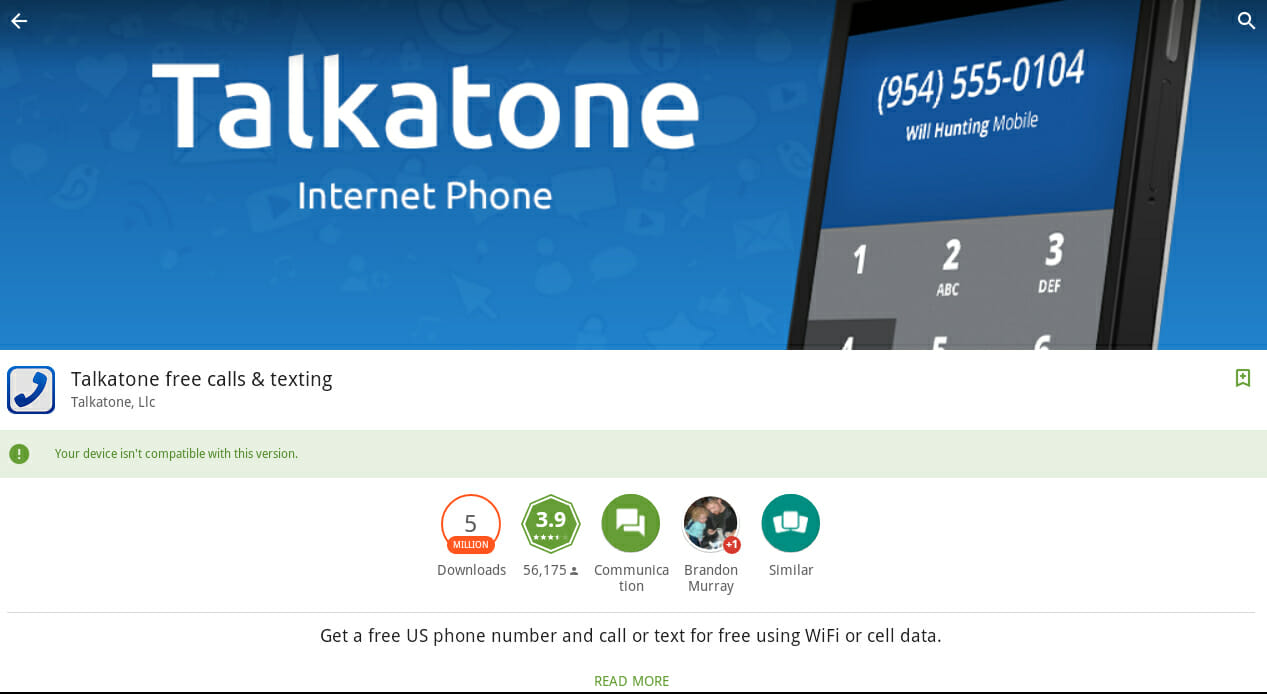 download talkatone app