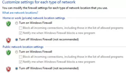 windows firewall